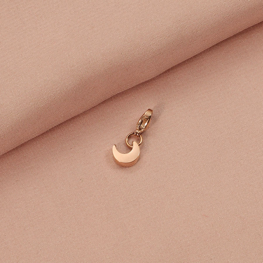 Stainless Steel Moon Pendant Jewelry Accessories With Electroplating And Small Fresh Style - Image 8