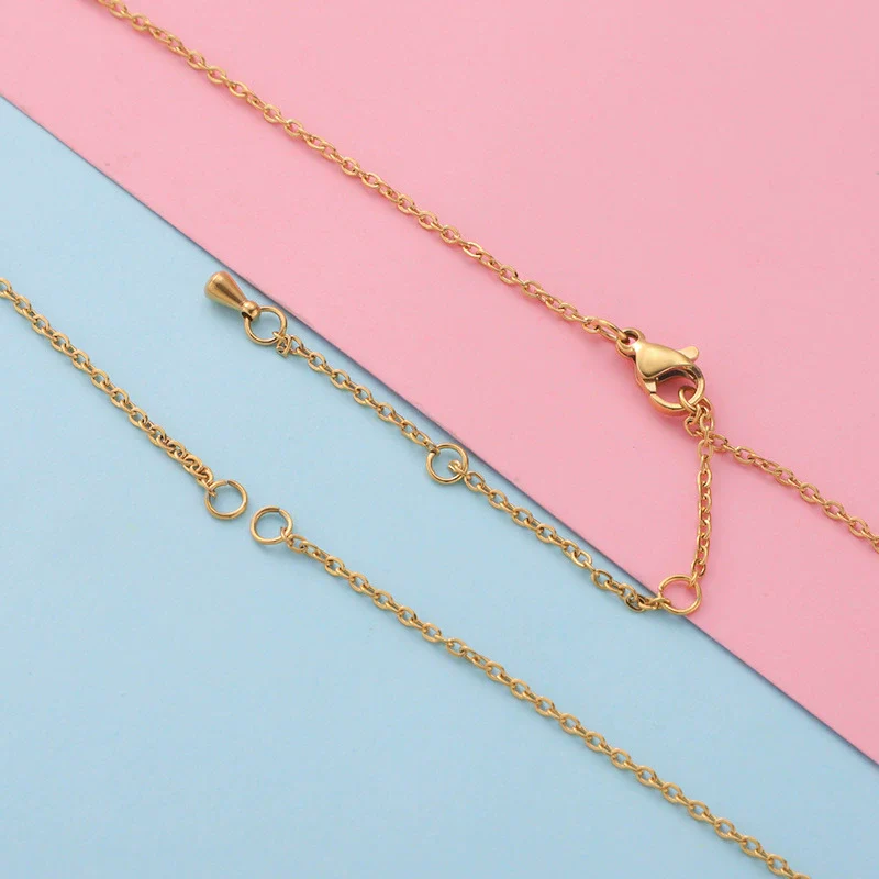 Stainless Steel Necklace Furnace Vacuum Electroplated Glossy Jewelry Accessories - Image 3