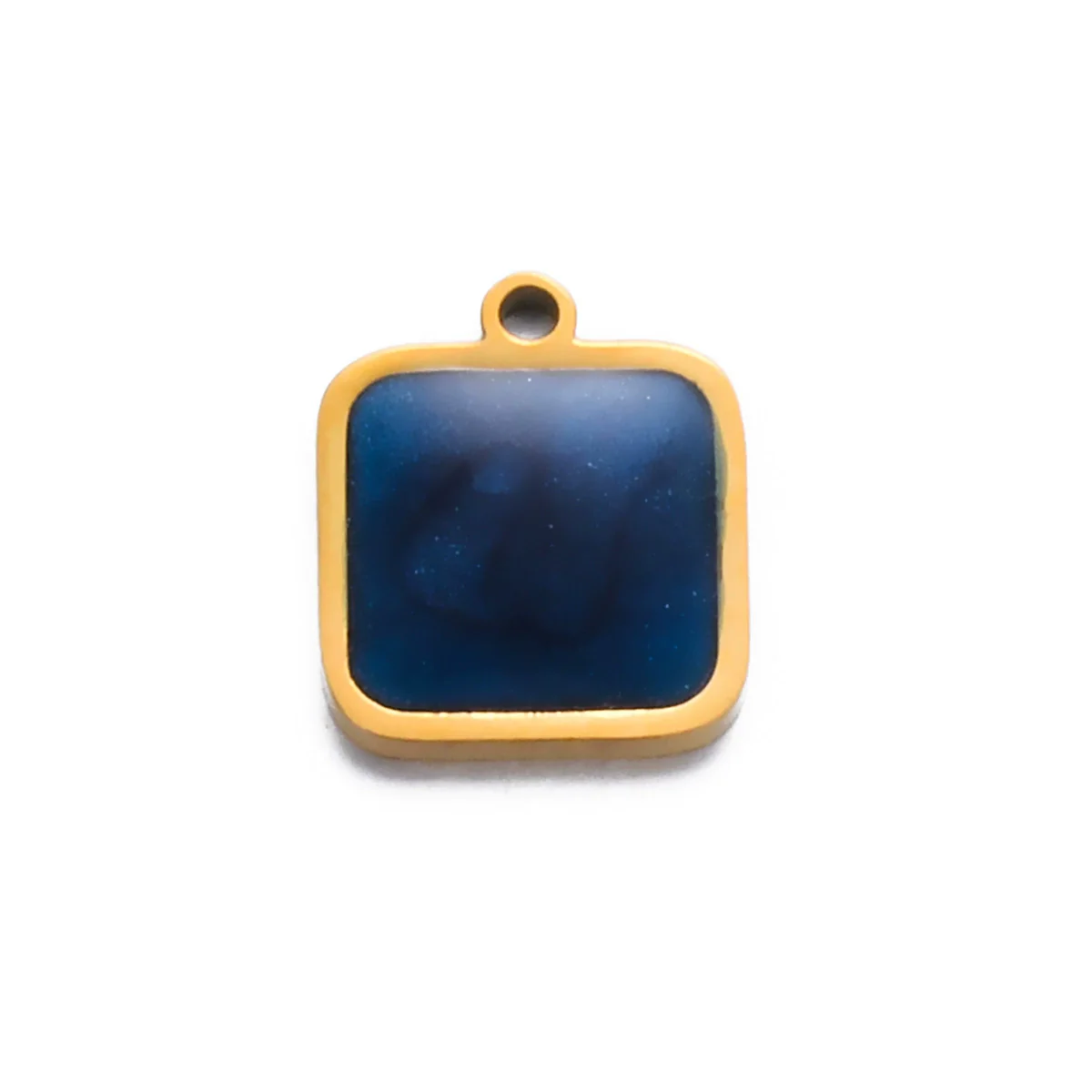 Stainless Steel Oil Dripping Heart Square Pendant Bracelet Earrings Accessories - Image 10