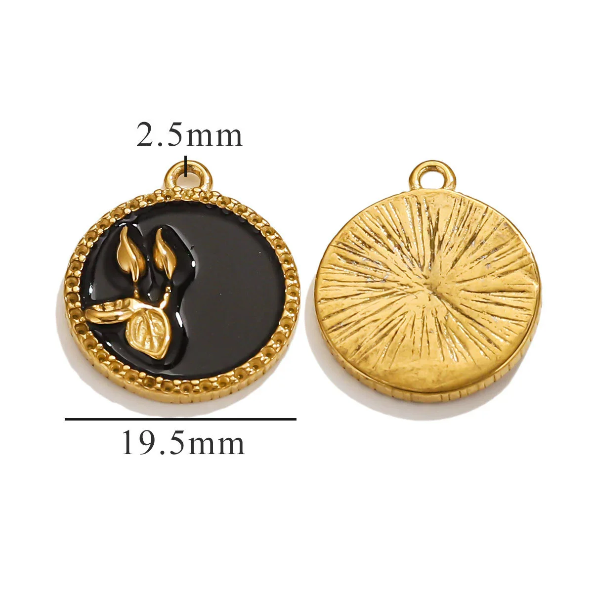 Stainless Steel Oil Drop And Flower Pearls Pendant Necklace Bracelet Accessories - Image 29