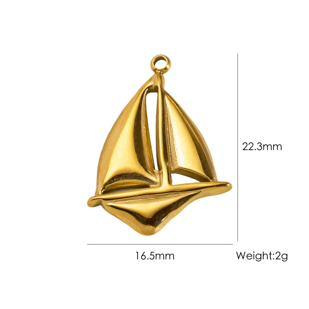 Stainless Steel Oildrip Coffee Cup Sailboat Fish Bicycle Pendant Accessories Electroplated - Image 14