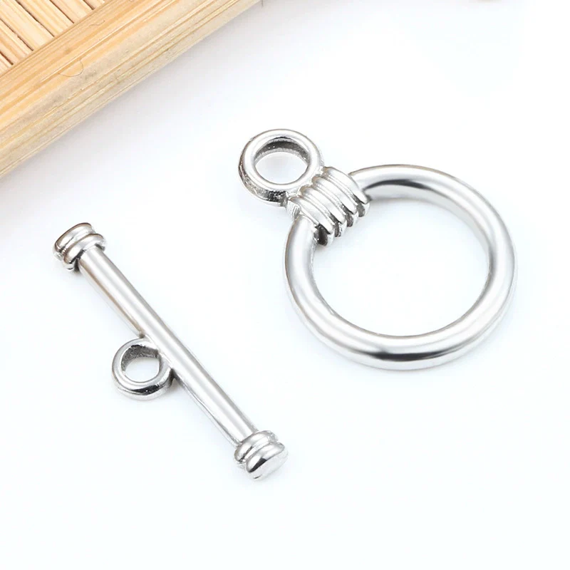 Stainless Steel Ot Ring Bar Jewelry Connecting Buckle Electroplated For Men And Women - Image 4