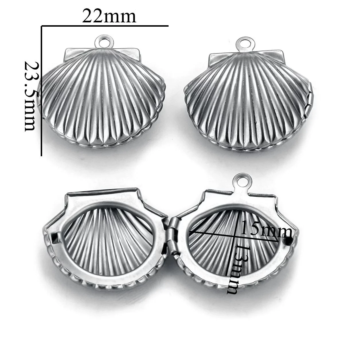 Stainless Steel Oval Photo Box Pendant Jewelry Accessories With Vintage Embossed Pattern And Electroplating - Image 14