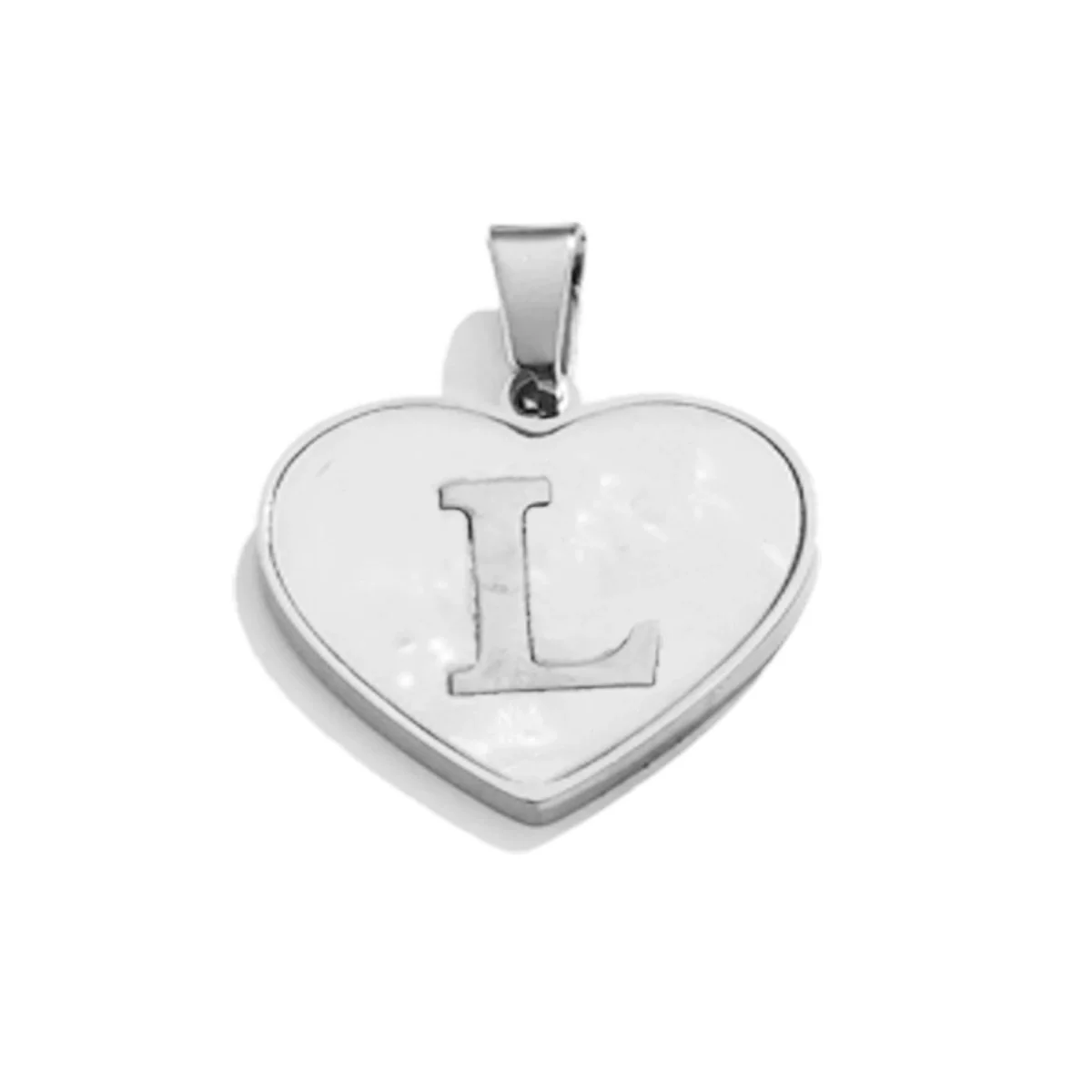 Stainless Steel Peach Heart And English Letter Diy Handmade Electroplated Pendant Necklace Accessories - Image 43
