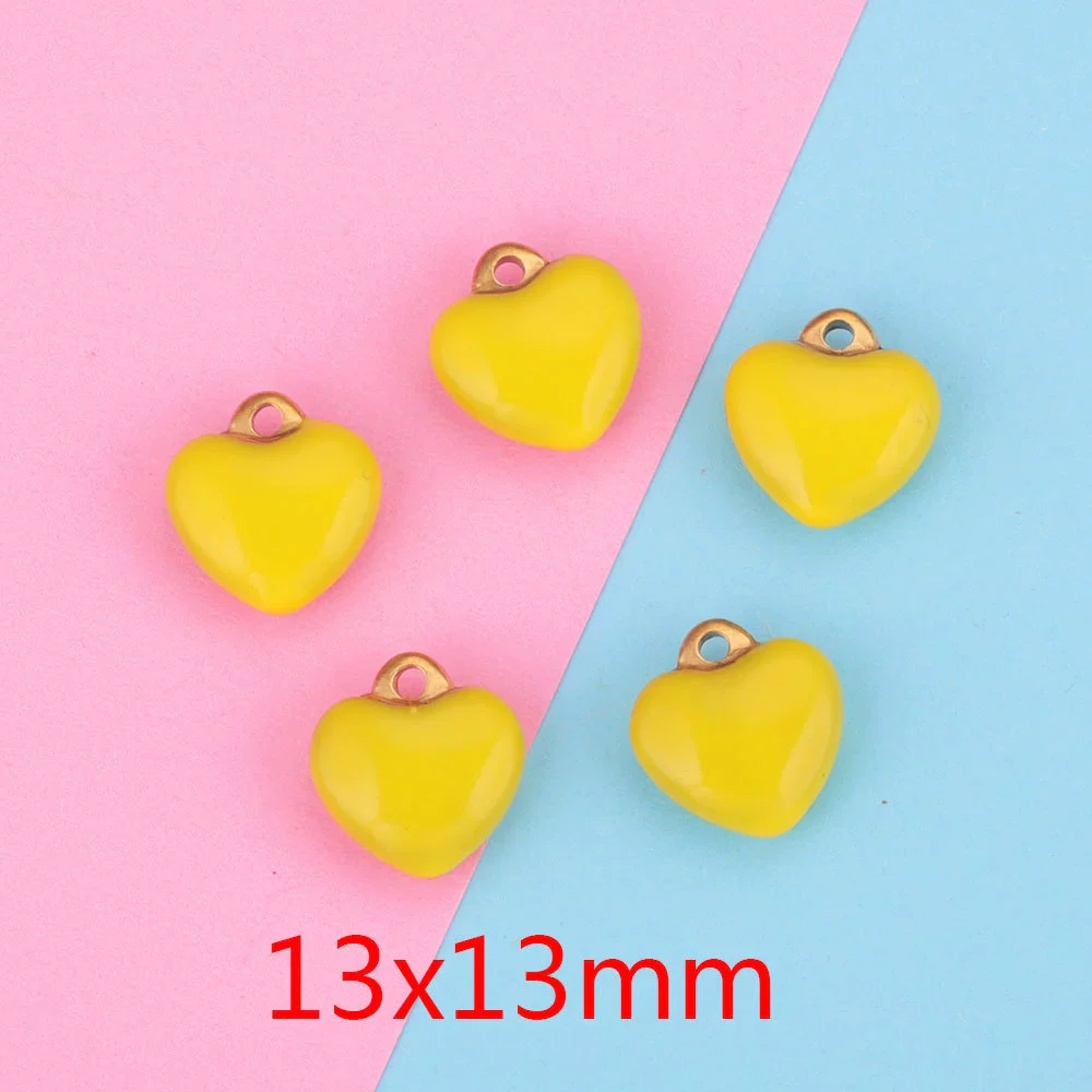 Stainless Steel Peach Heart Pendant Jewelry Accessories Handmade With 18K Gold Plating - Image 5