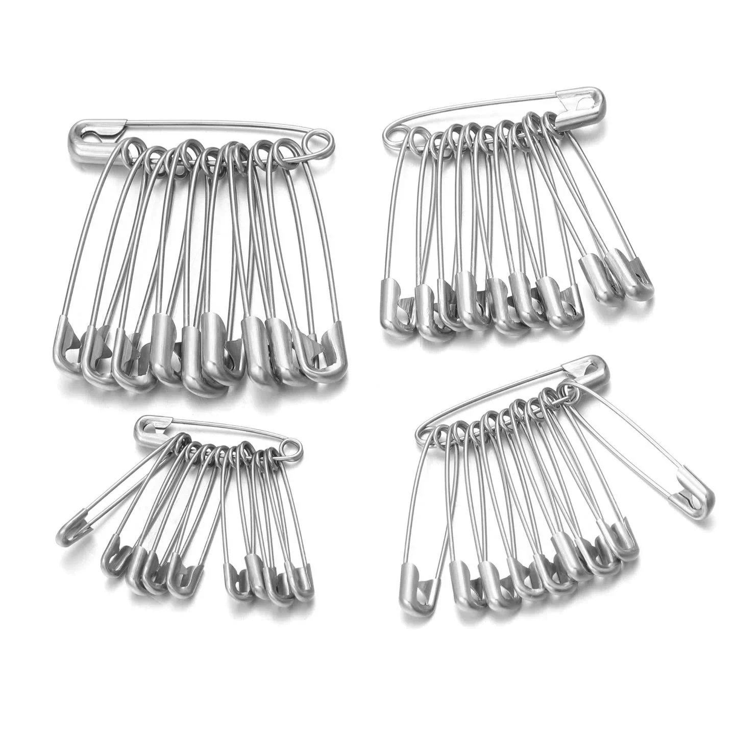 Stainless Steel Pin Cuff Brooch Safety Buckle Diy Accessories Simple Style - Image 3