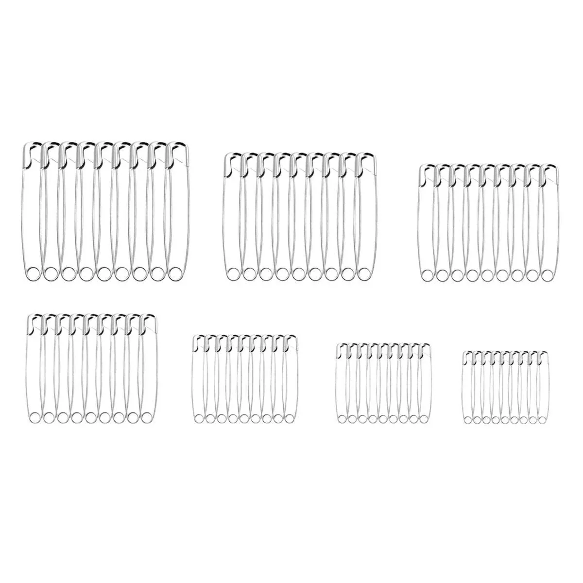 Stainless Steel Pin Cuff Brooch Safety Buckle Diy Accessories Simple Style - Image 4