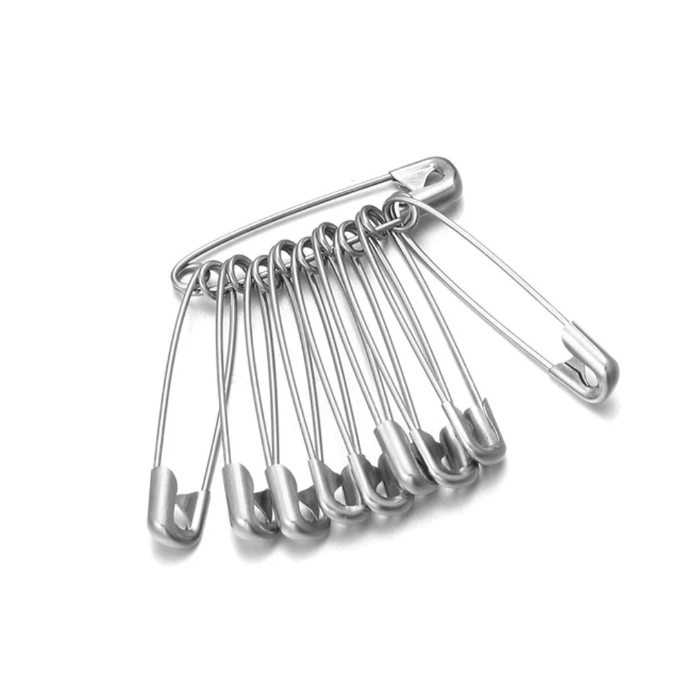 Stainless Steel Pin Cuff Brooch Safety Buckle Diy Accessories Simple Style - Image 6
