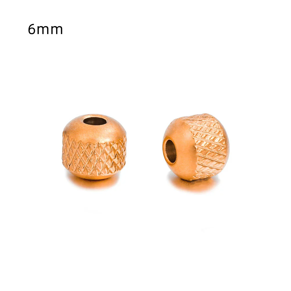 Stainless Steel Pineapple Beads Jewelry Accessories For Diy Bracelet And Necklace With Electroplating Treatment - Image 8