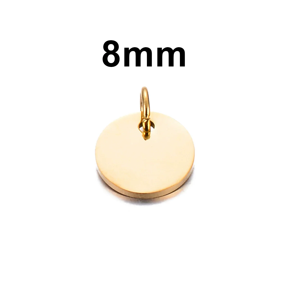 Stainless Steel Polished Heart Round Oval Rectangular Diamond Shape Electroplated Diy Pendant For Necklace And Bracelet - Image 7