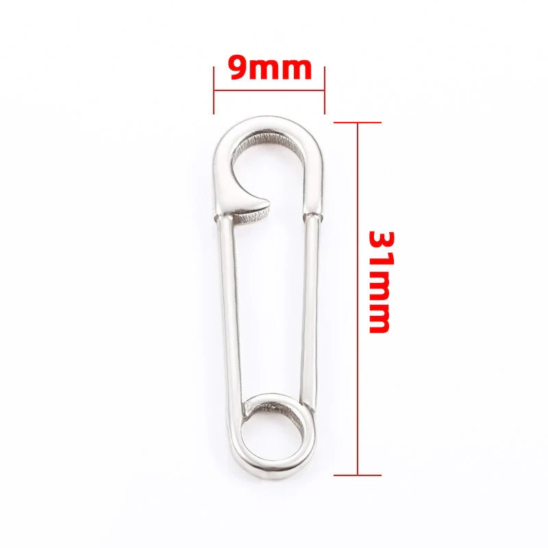 Stainless Steel Punk Pin Jewelry Necklace Bracelet Accessories Electroplated - Image 7