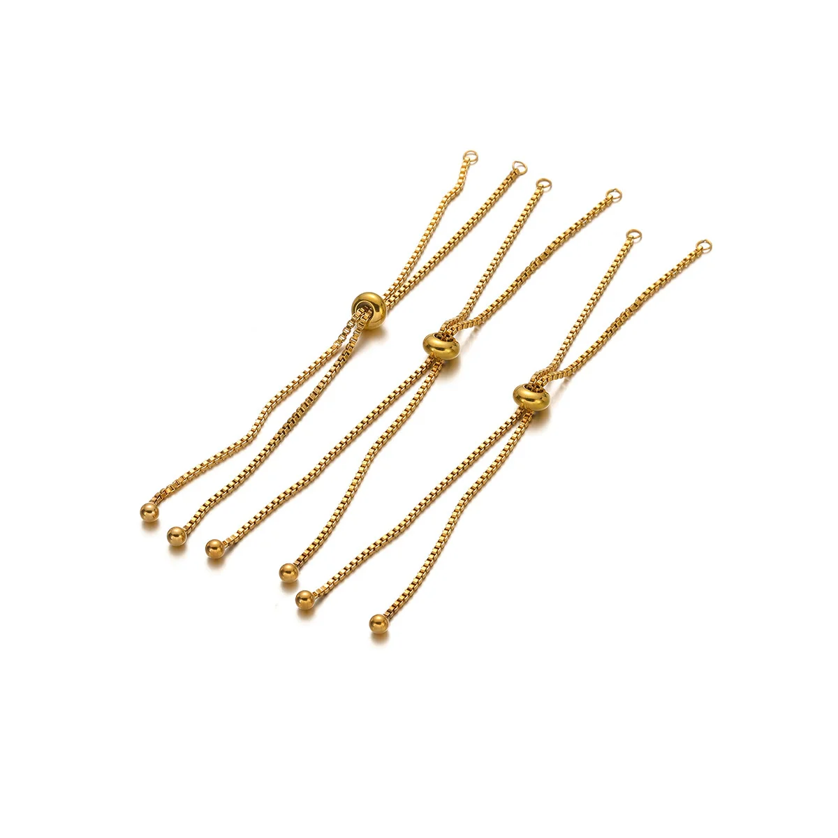 Stainless Steel Pushpull Bracelet Gold Plated Minimalist Jewelry Accessories - Image 6