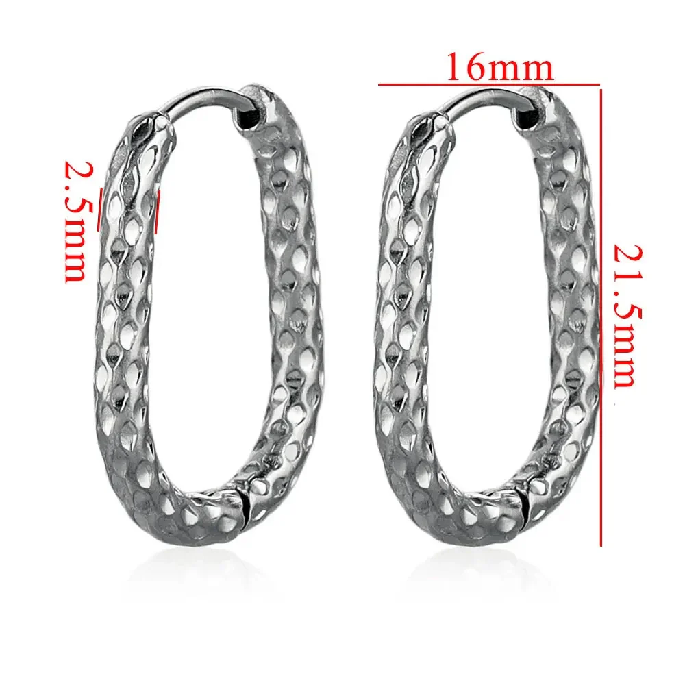 Stainless Steel Rectangular Ear Buckle With Starry Batch Pattern Polished And Electroplated For Jewelry Making Accessories - Image 9
