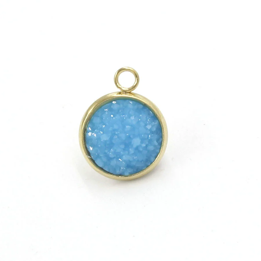 Stainless Steel Resin Baby's Breath Pendant Necklace Bracelet Jewelry Accessories Electroplated - Image 20