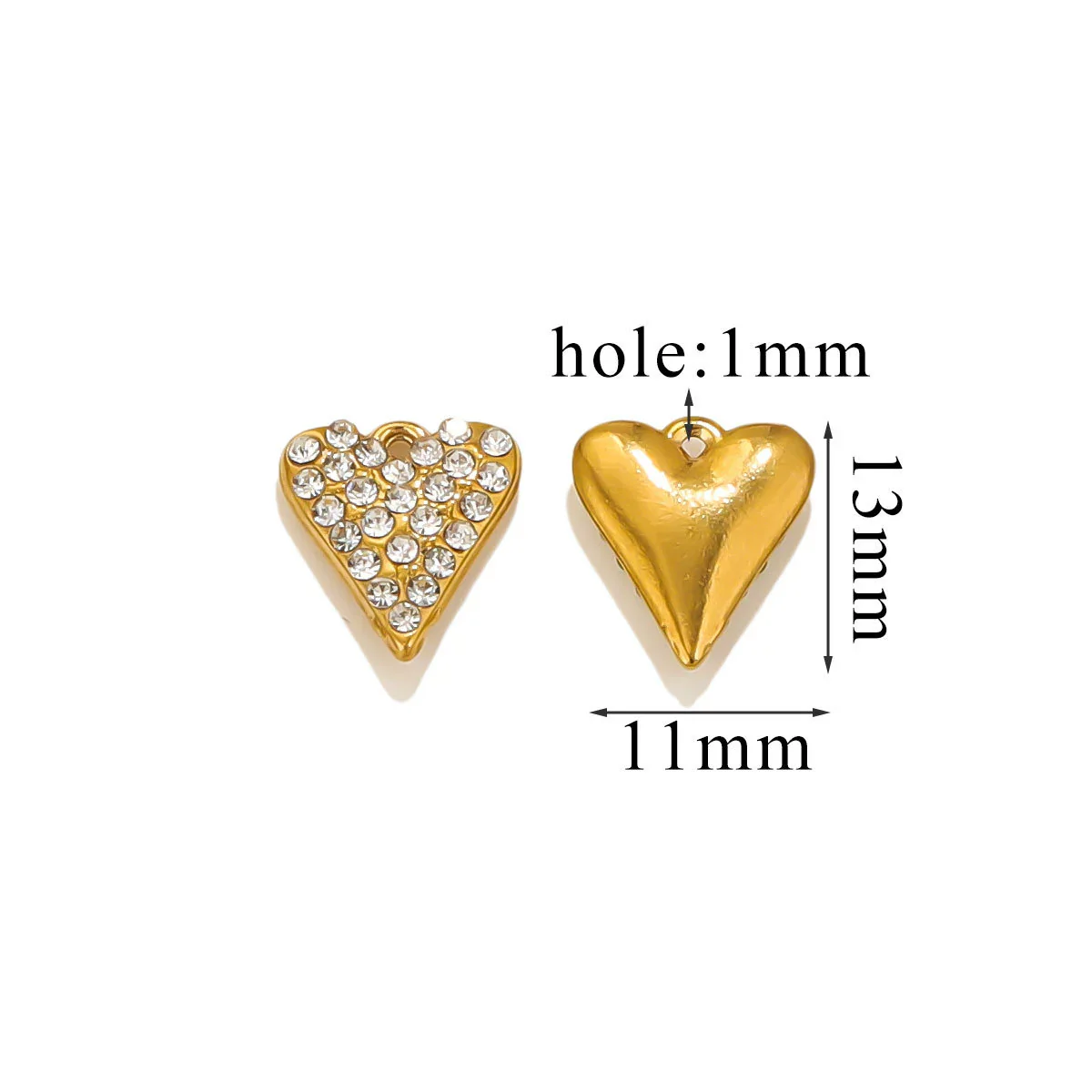 Stainless Steel Retro Starfish Love Diamond Pendant Bow Necklace Electroplating Jewelry Accessories - Image 11