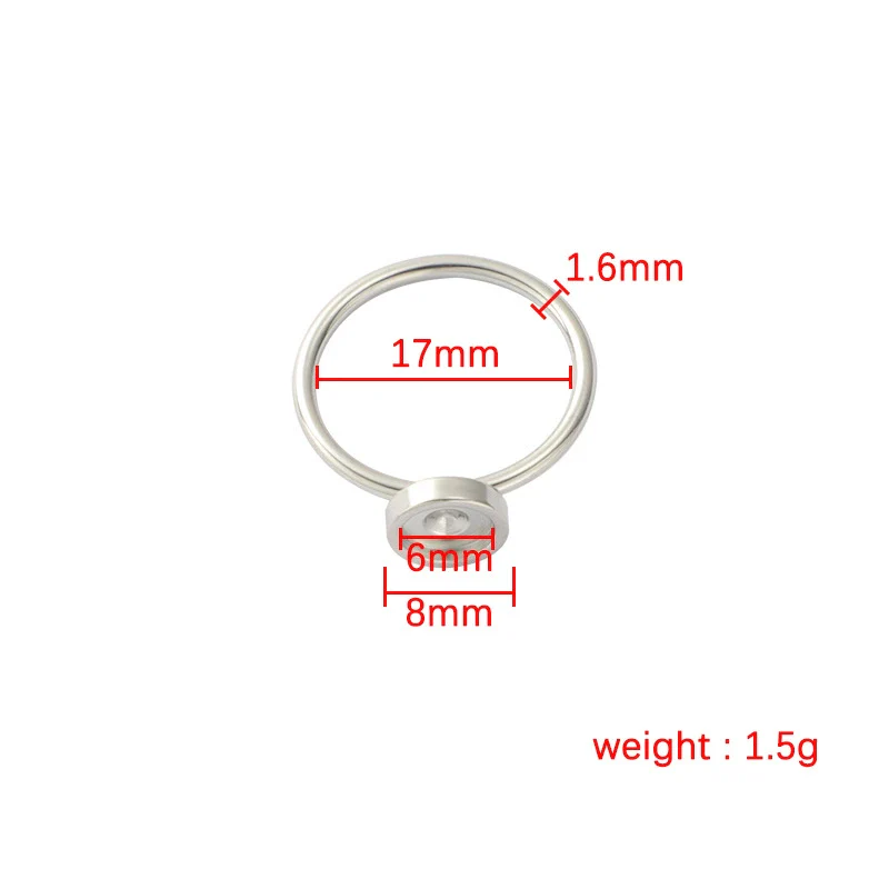 Stainless Steel Ring Jewelry Geometric Style Polish Diy Empty Ring Base - Image 5