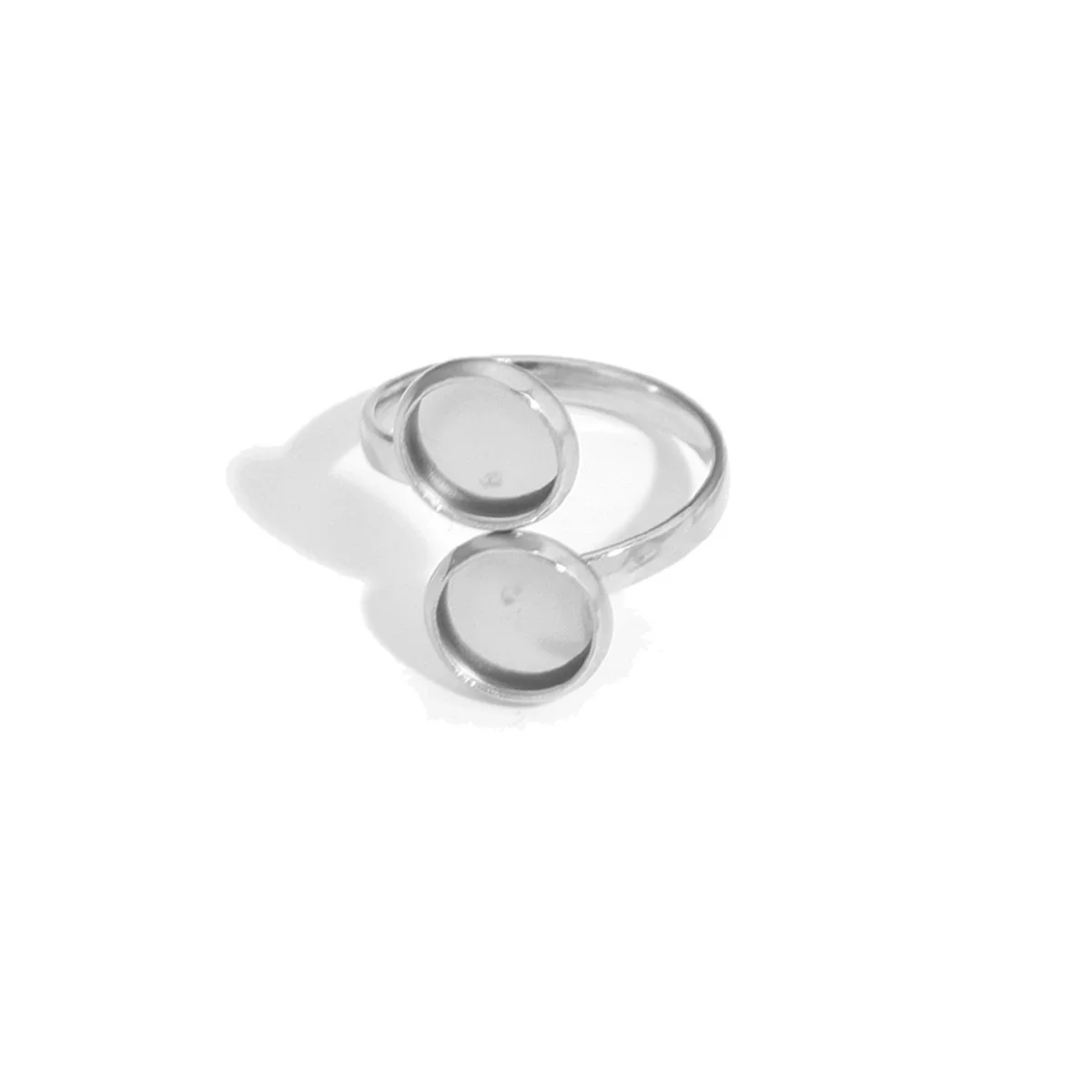 Stainless Steel Ring Tray Twisted Adjustable Geometric Electroplated Handmade Jewelry Accessories - Image 5