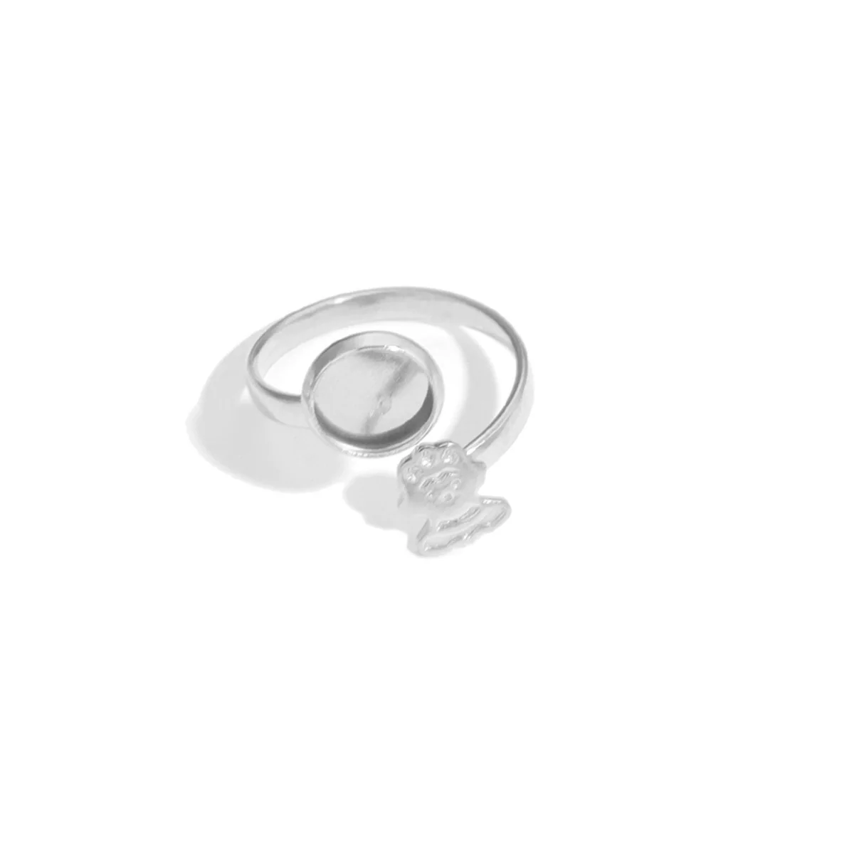 Stainless Steel Ring Tray Twisted Adjustable Geometric Electroplated Handmade Jewelry Accessories - Image 6
