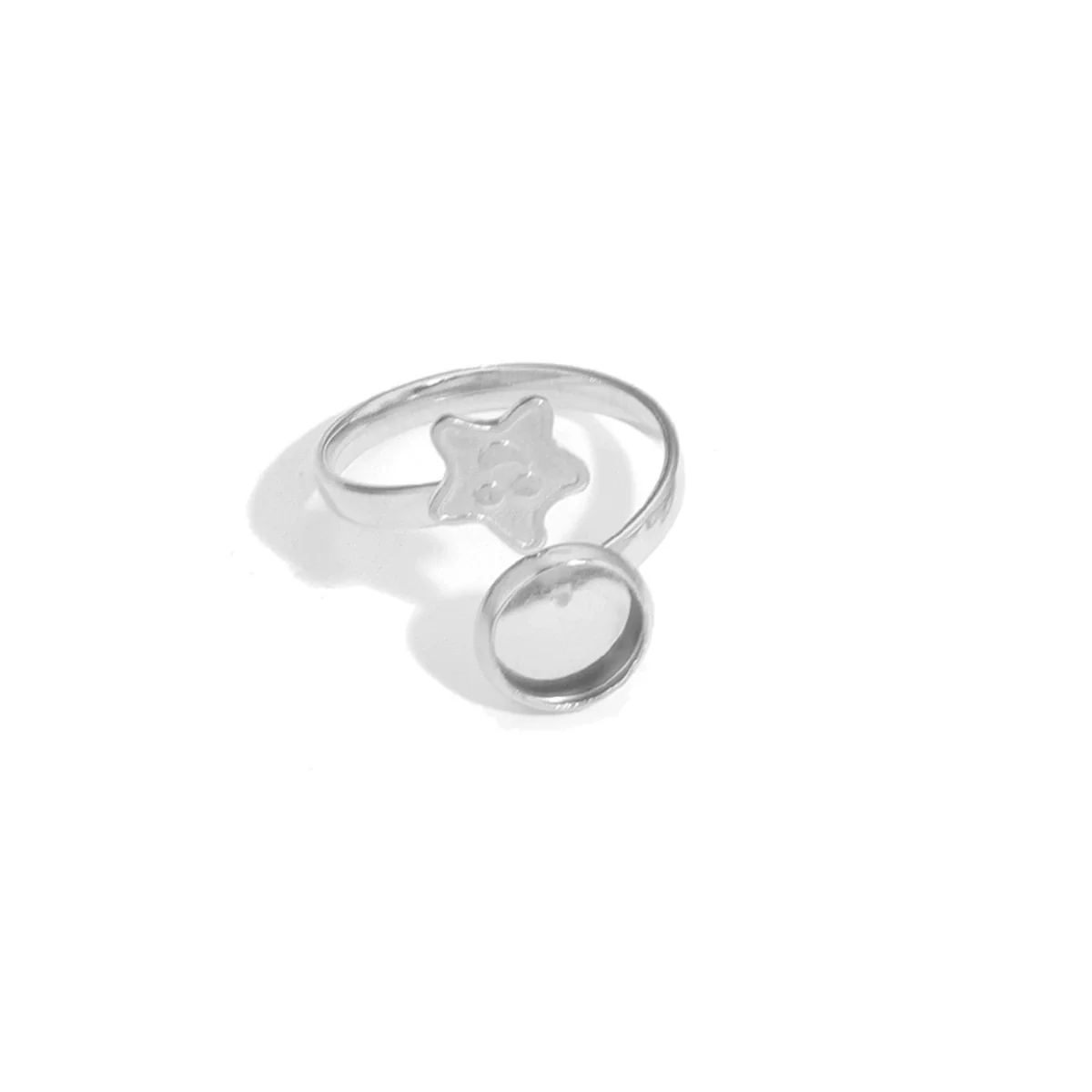 Stainless Steel Ring Tray Twisted Adjustable Geometric Electroplated Handmade Jewelry Accessories - Image 7