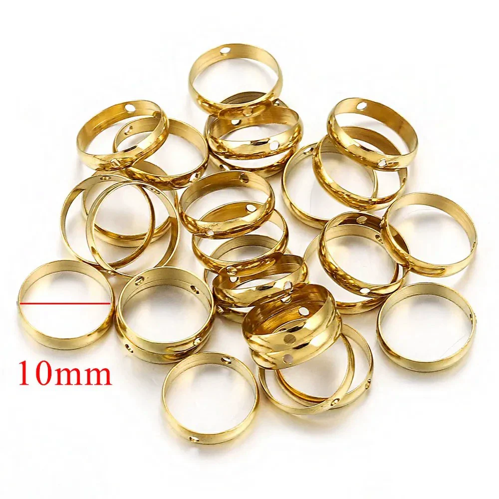 Stainless Steel Round Bead Electroplated Diy Jewelry Accessories Bracelet Necklace Spacer - Image 9
