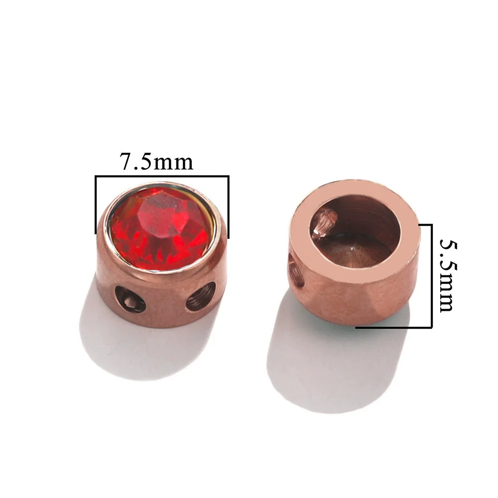 Stainless Steel Round Loose Beads For Diy Jewelry Accessories Electroplated Bracelet Beads - Image 38