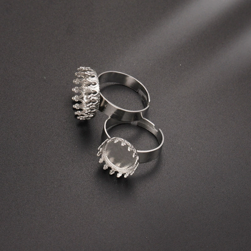 Stainless Steel Round Ring Jewelry Accessories Electroplated