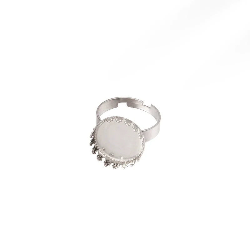 Stainless Steel Round Ring Jewelry Accessories Electroplated - Image 2