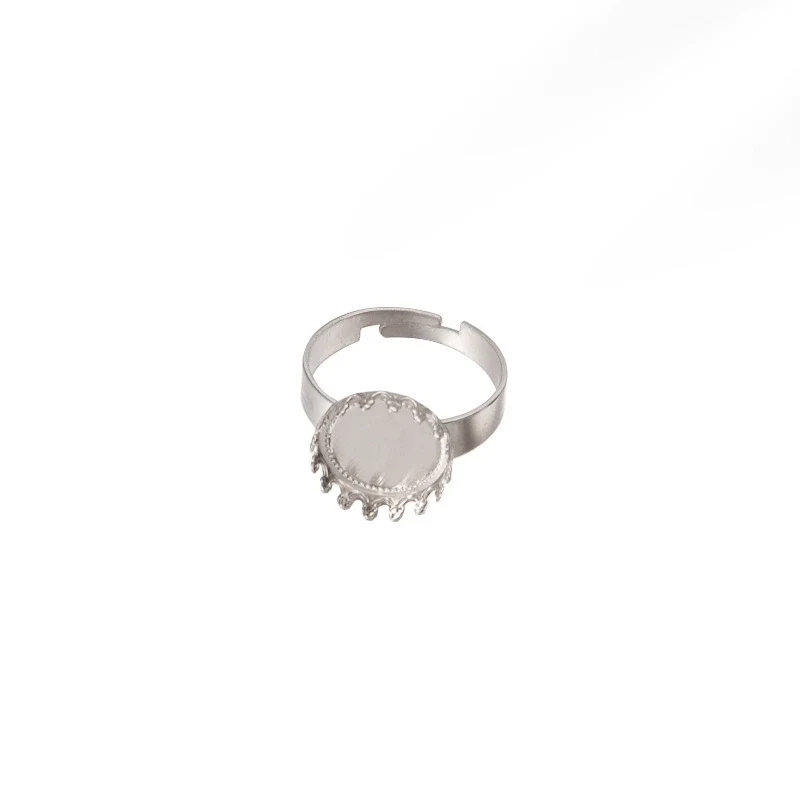Stainless Steel Round Ring Jewelry Accessories Electroplated - Image 5