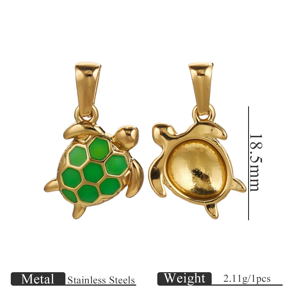 Stainless Steel Shell Oil Dripping Marine Series Electroplated Diy Handmade Jewelry Pendant Bracelet Necklace Accessories - Image 10