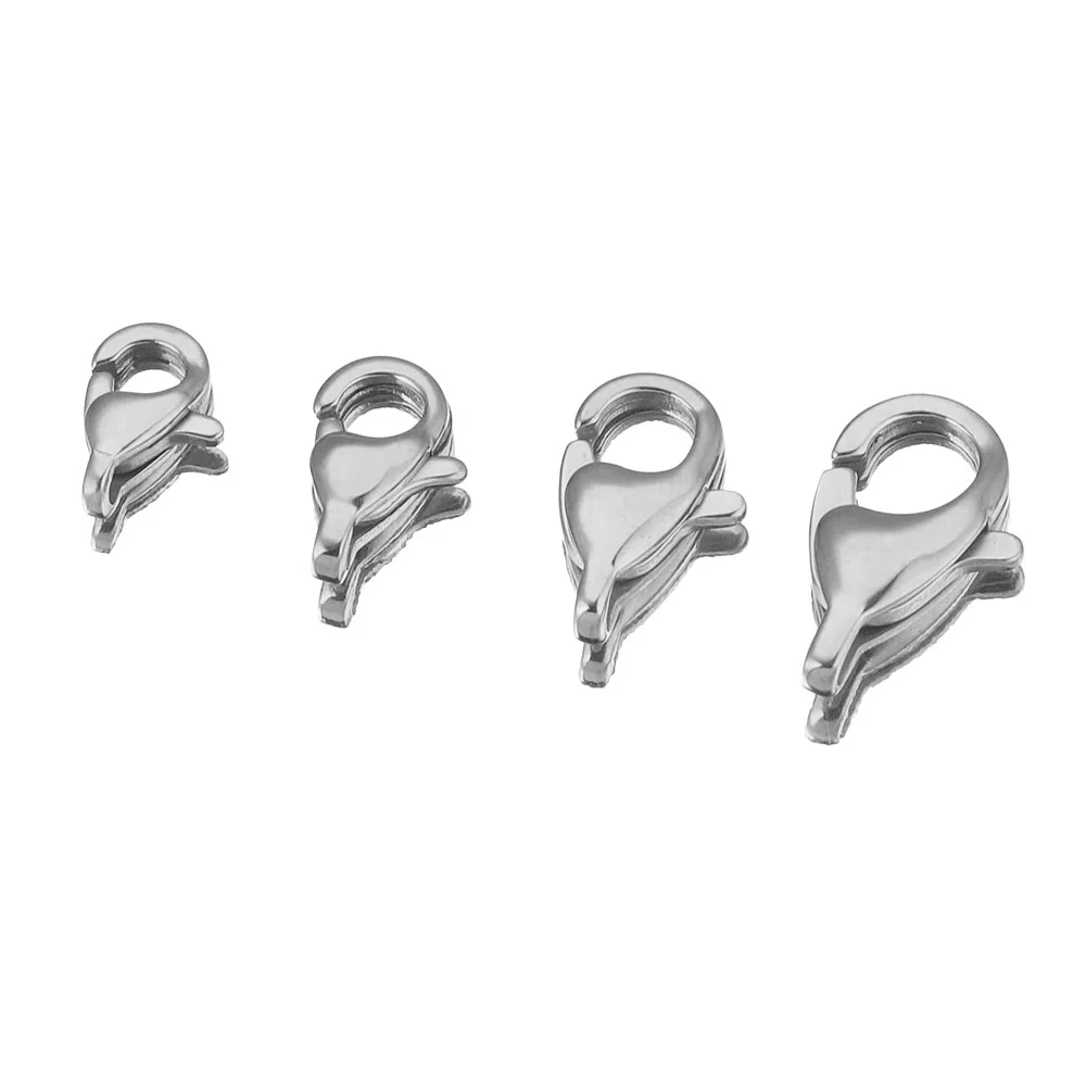 Stainless Steel Simple Square Lobster Buckle For Diy Bracelet Vacuum Electroplated Gold - Image 6