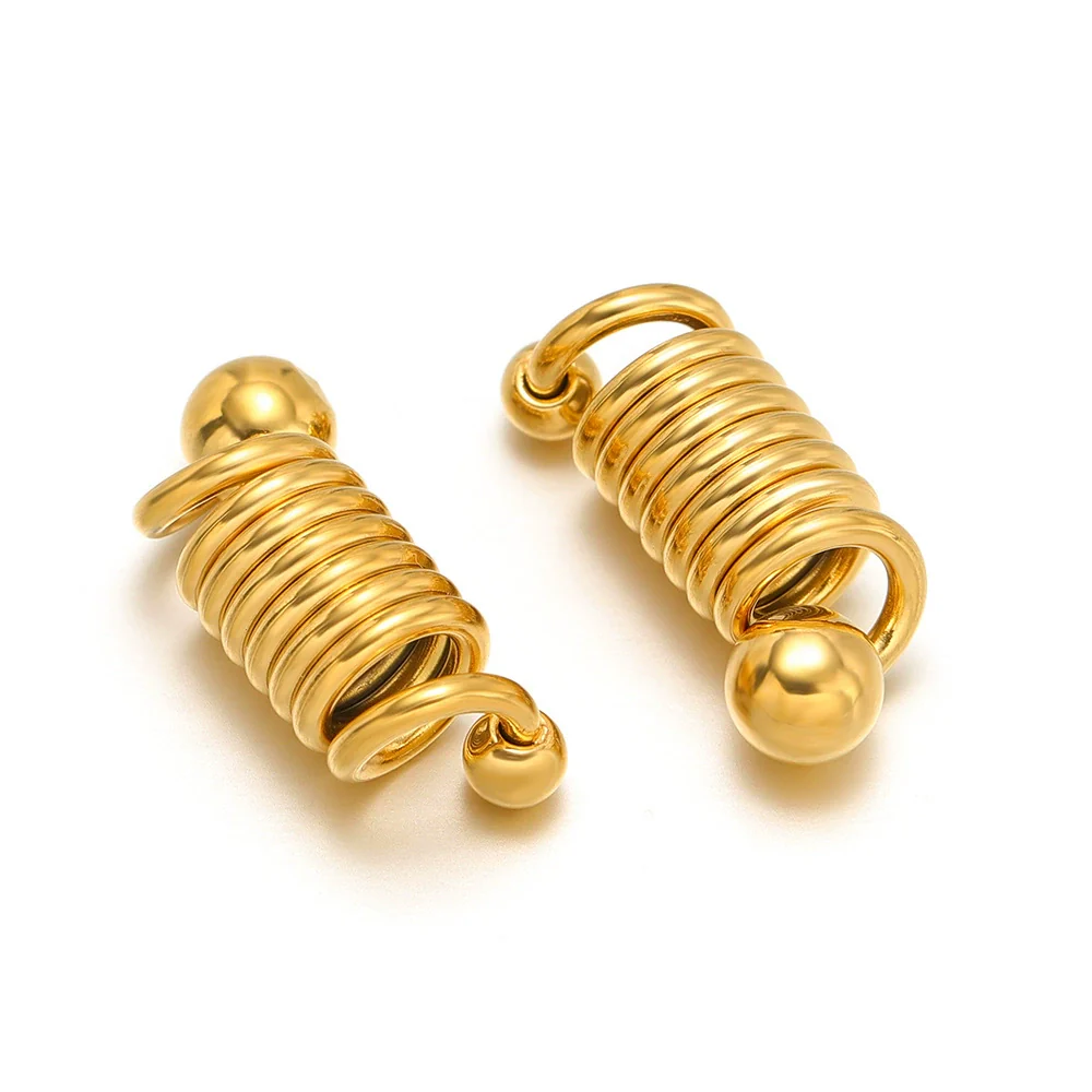 Stainless Steel Spring Pendant Electroplated Jewelry Accessories For Necklace And Bracelet - Image 6