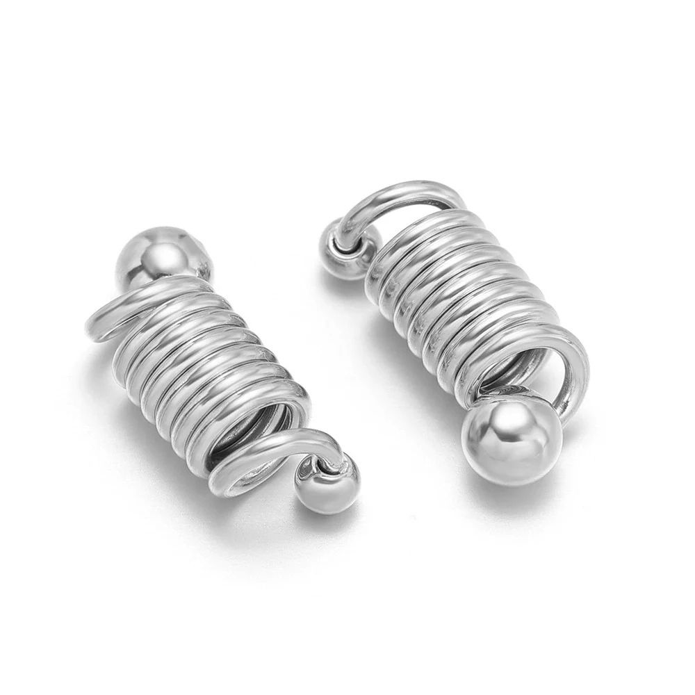 Stainless Steel Spring Pendant Electroplated Jewelry Accessories For Necklace And Bracelet - Image 7