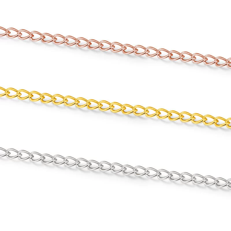 Stainless Steel Tail Chain Extension Chain Jewelry Accessories Vacuum Electroplated For Diy Bracelet Necklace - Image 5