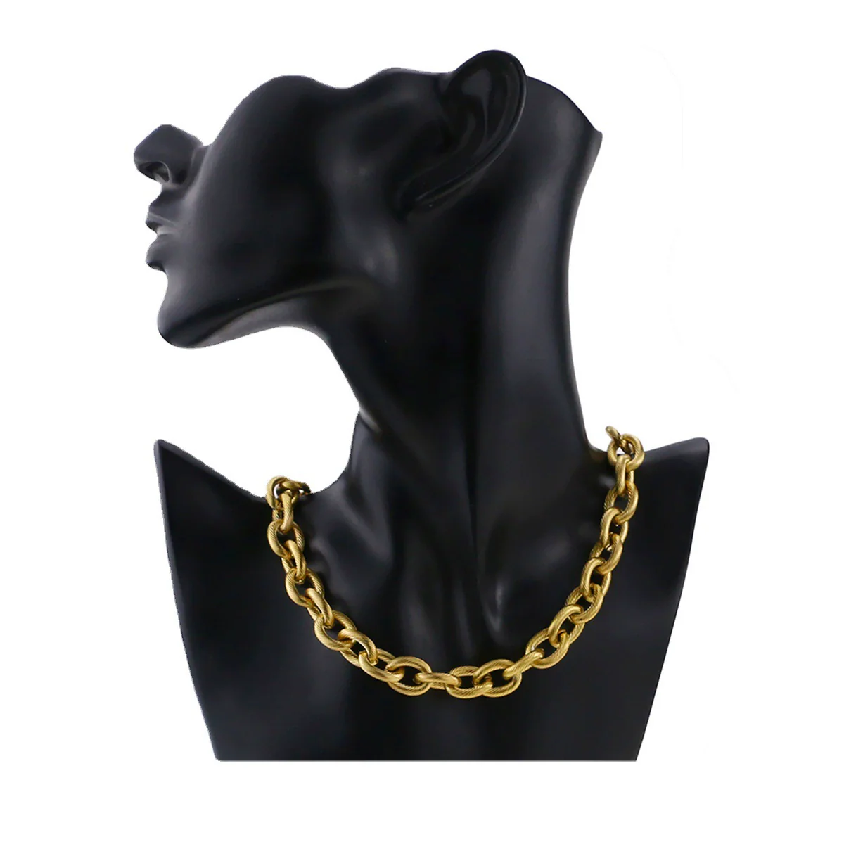 Stainless Steel Thread Cuban Chain Hip Hop Decorative Chain Necklace Bracelet Accessories Electroplated - Image 5