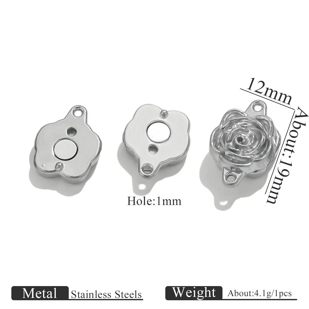 Stainless Steel Vacuum Goldplated Magnetic Buckle Jewelry Braceletnecklace With Electroplating Finish - Image 7
