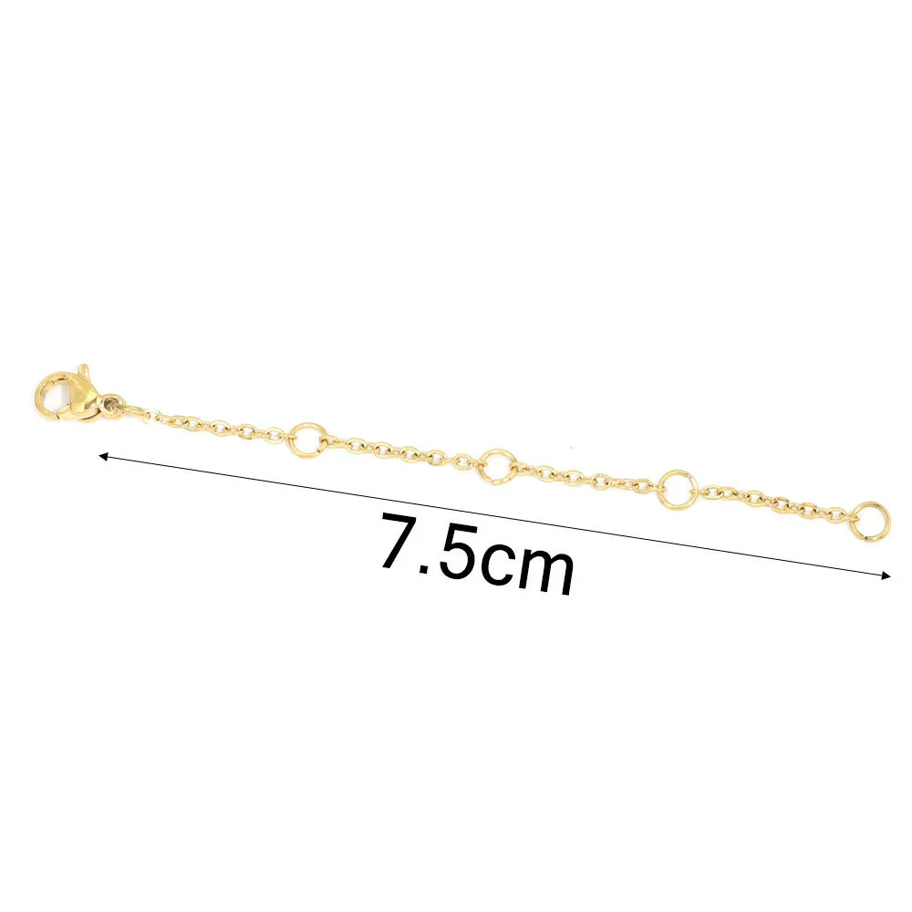 Stainless Steel Vacuum Plated Totem Style Handmade Jewelry Material For Bracelet And Necklace With Tail Chain And Lobster Clasp - Image 12