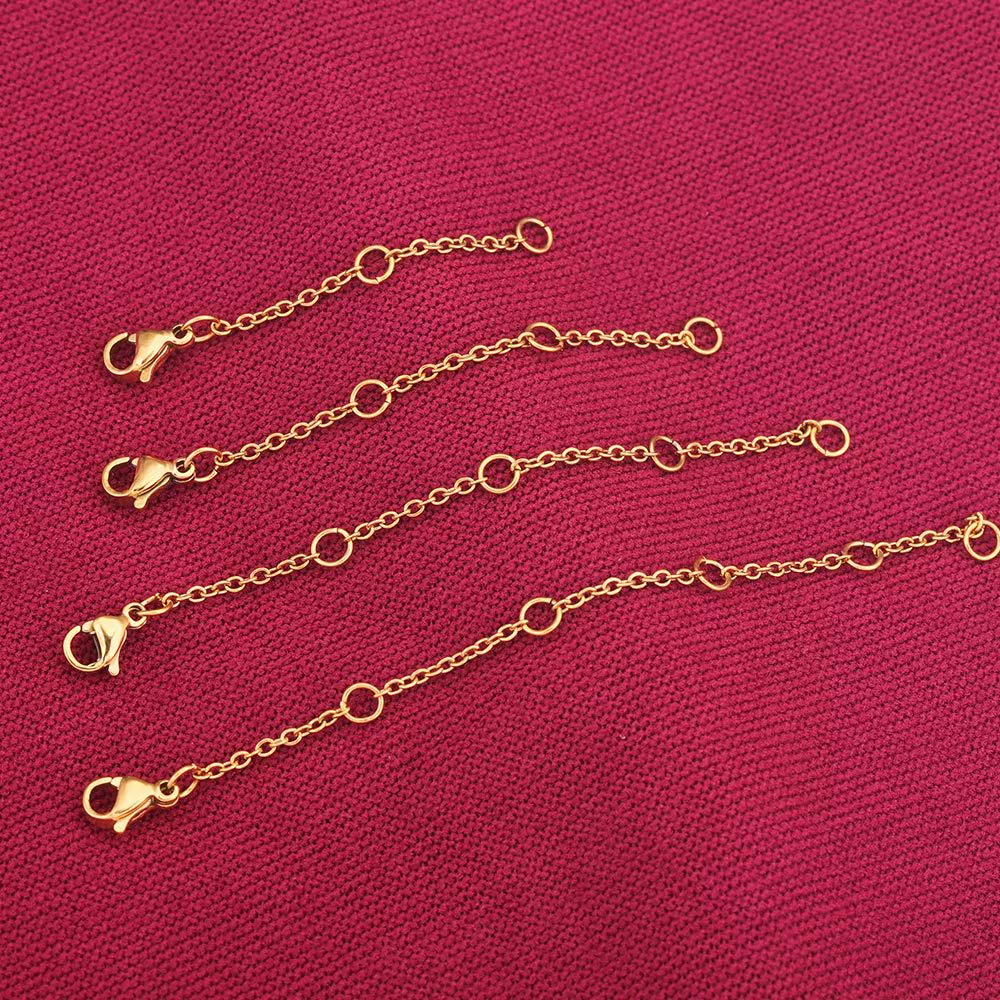 Stainless Steel Vacuum Plated Totem Style Handmade Jewelry Material For Bracelet And Necklace With Tail Chain And Lobster Clasp - Image 4