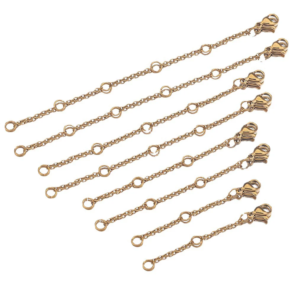Stainless Steel Vacuum Plated Totem Style Handmade Jewelry Material For Bracelet And Necklace With Tail Chain And Lobster Clasp - Image 5
