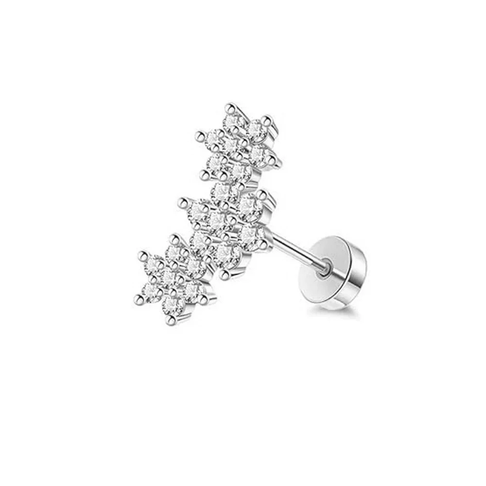 Stainless Steel Women's Star Shape Earrings With 14K Real Gold Plating - Image 15