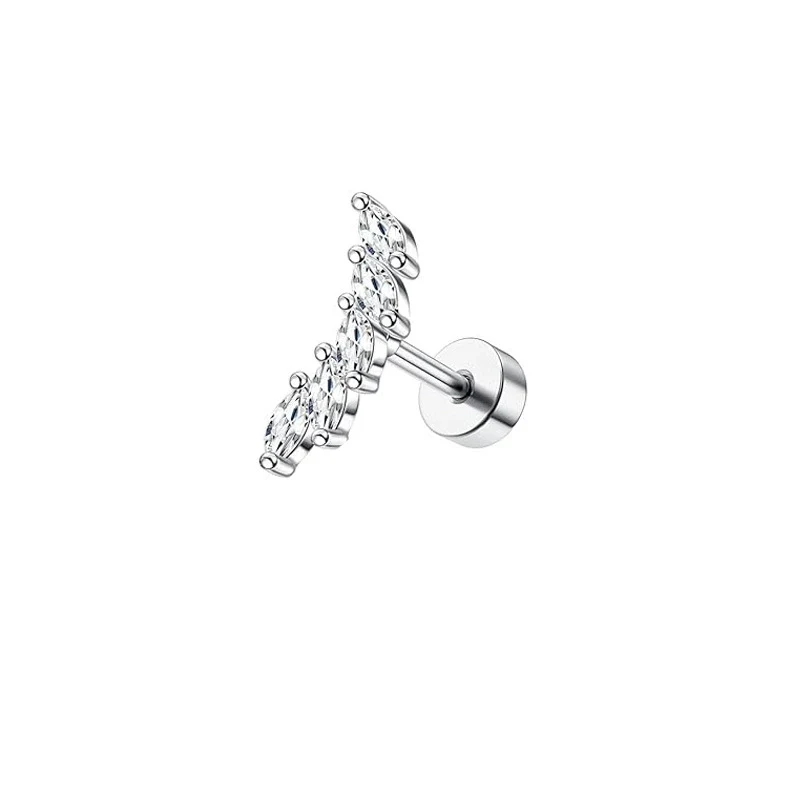 Stainless Steel Women's Star Shape Earrings With 14K Real Gold Plating - Image 16