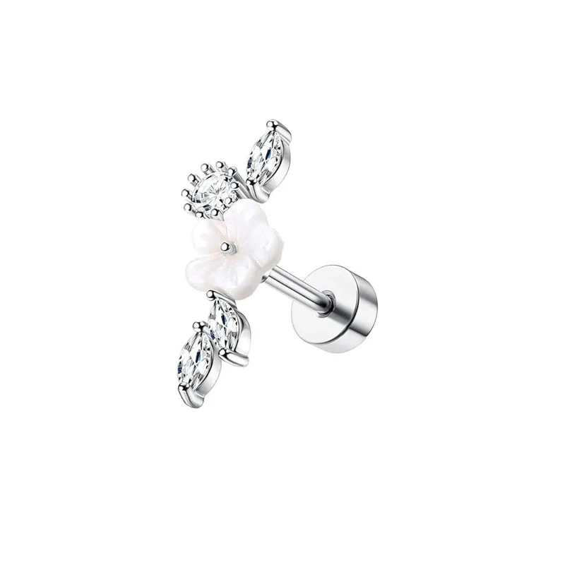 Stainless Steel Women's Star Shape Earrings With 14K Real Gold Plating - Image 19