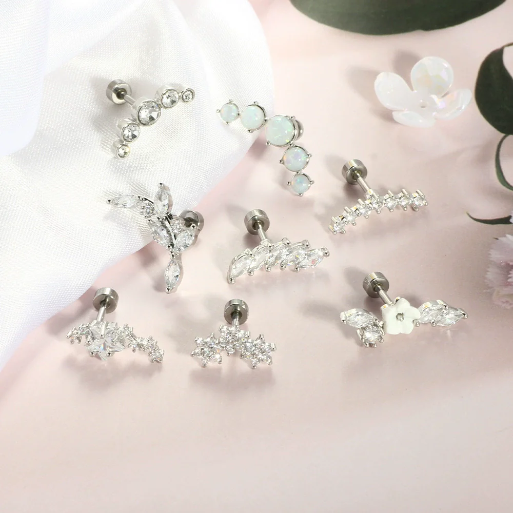 Stainless Steel Women's Star Shape Earrings With 14K Real Gold Plating - Image 3
