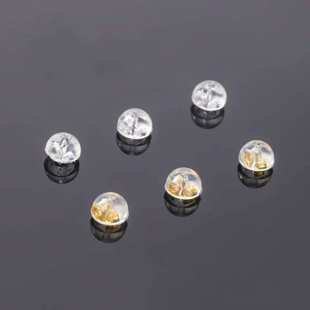 Sterling Silver 925 Ear Cap Ear Plug Ear Buckle Earrings Accessories 14K Gold Electroplated - Image 8
