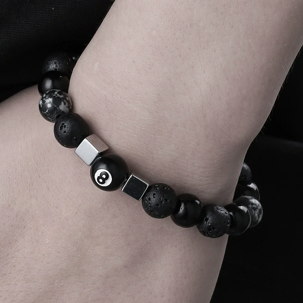 Stone Geometric Handmade Unisex Bracelet - Image 4