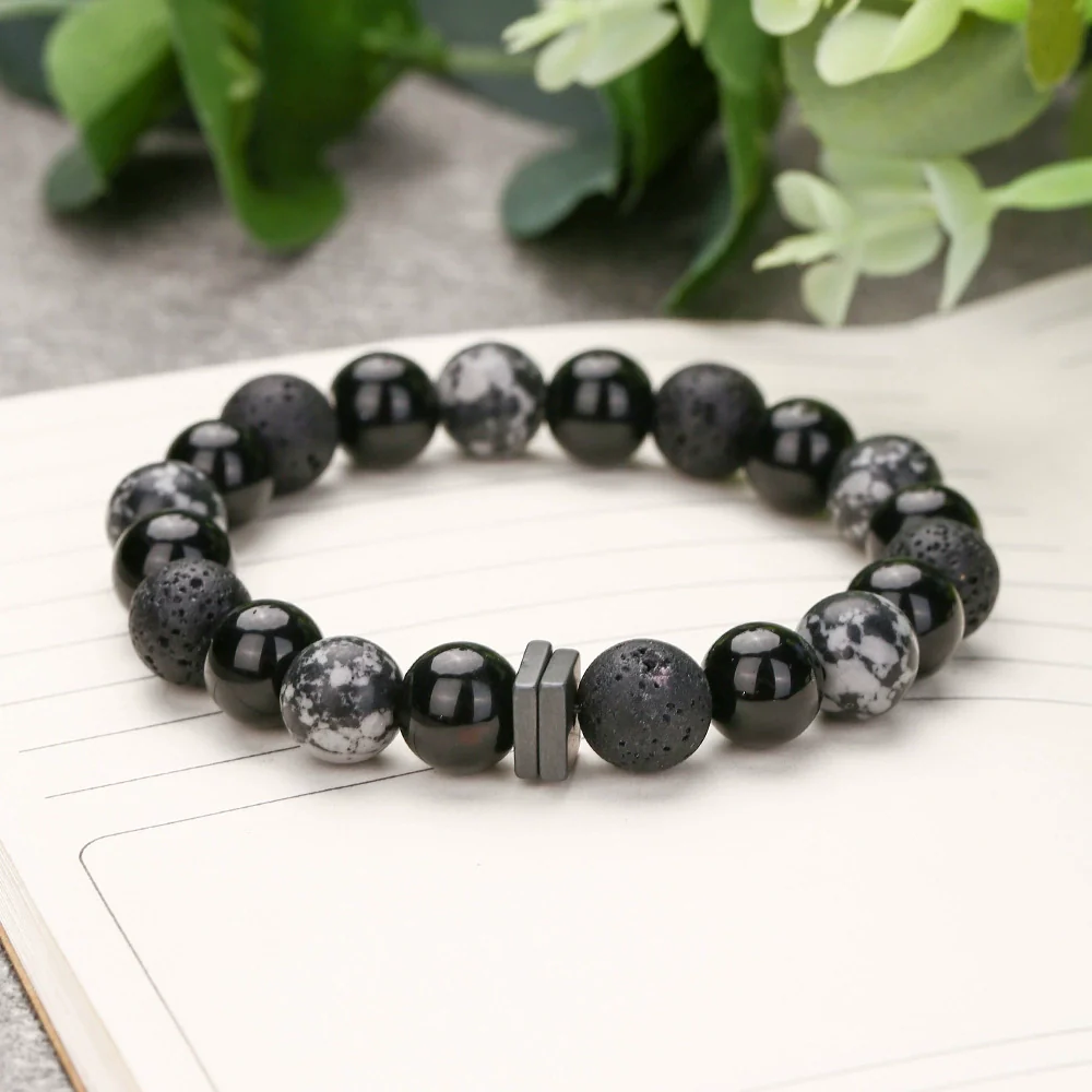 Stone Geometric Handmade Unisex Bracelet - Image 7