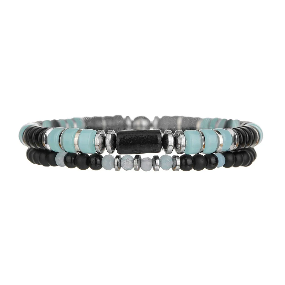 Stone Handmade Geometric Style Unisex Bracelet - Image 4