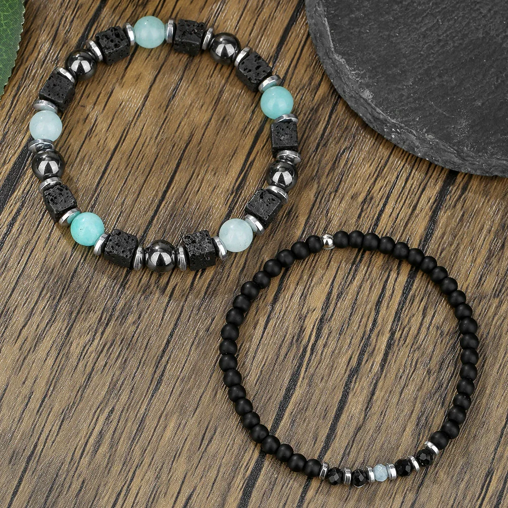 Stone Handmade Geometric Style Unisex Bracelet - Image 7