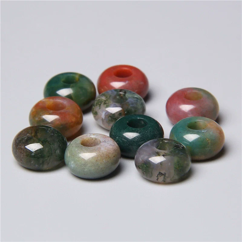 Stone Loose Beads Accessories For Diy Jewelry Abacus Big Hole Beads Handmade - Image 15