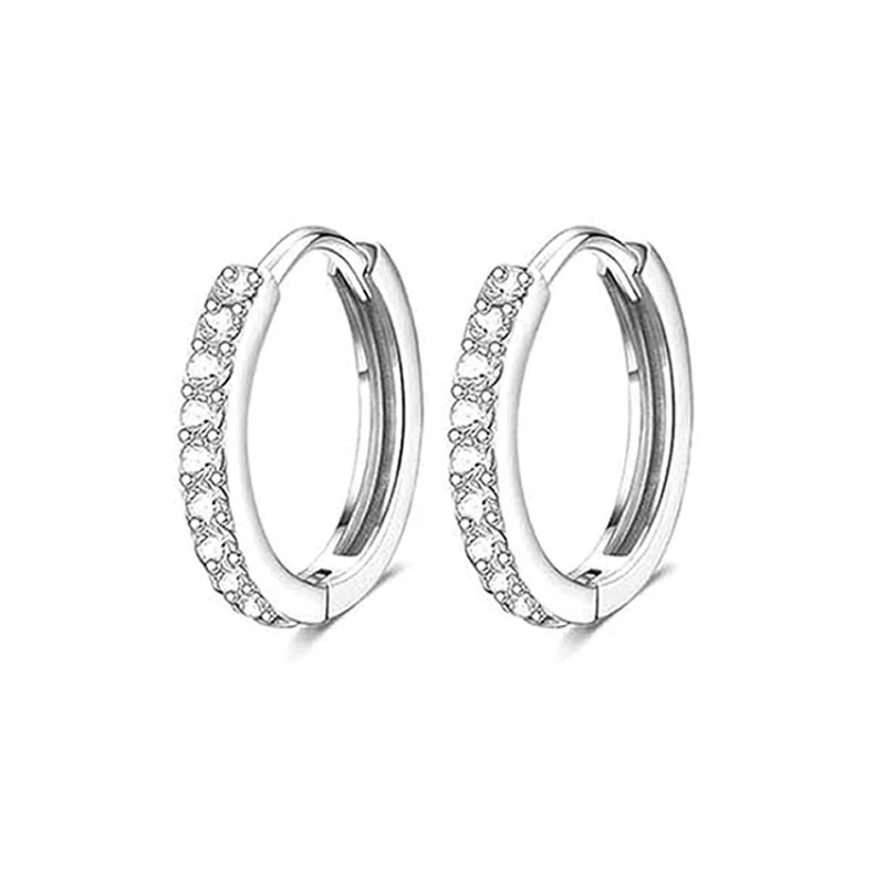 Stud Earrings Stainless Steel Star Shape Emerald Zircon For Women - Image 18
