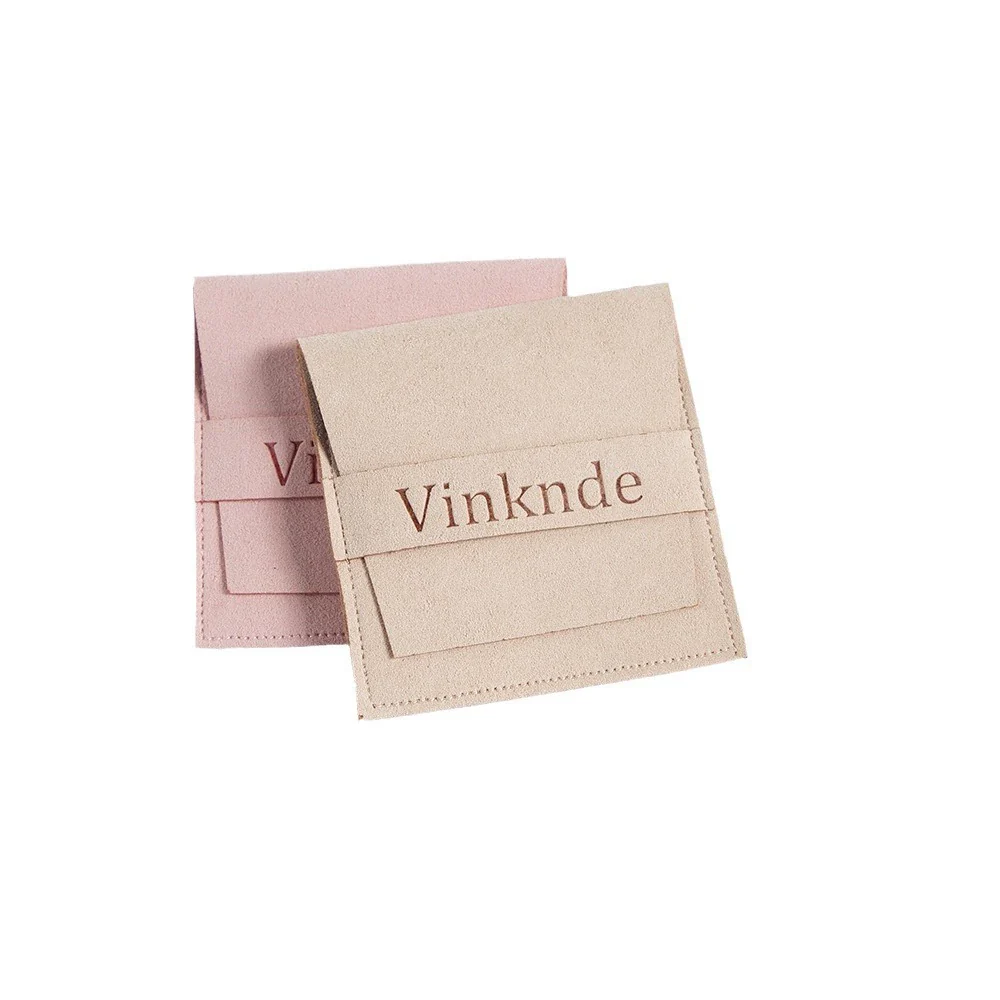 Suede Microfiber Flannel Jewelry And Card Storage Bag - Image 5